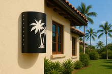 Load image into Gallery viewer, LED Palm Tree Wall Sconce Light Fixture Indoor/Outdoor