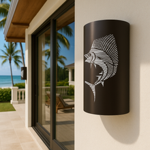 Load image into Gallery viewer, LED Sailfish Wall Sconce Light - Indoor/Outdoor