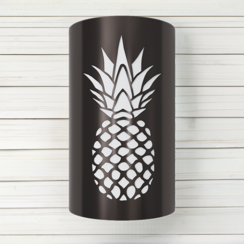 LED Pineapple in Paradise Steel Wall Sconce Indoor/Outdoor