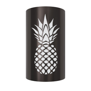 LED Pineapple in Paradise Steel Wall Sconce Indoor/Outdoor