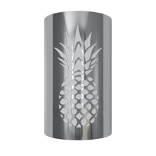 Load image into Gallery viewer, LED Pineapple in Paradise Steel Wall Sconce Indoor/Outdoor