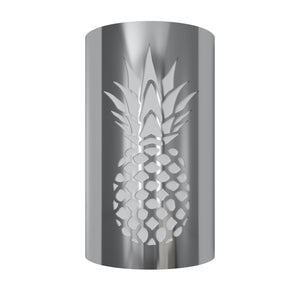 LED Pineapple in Paradise Steel Wall Sconce Indoor/Outdoor