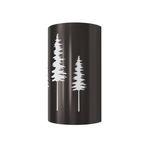 LED Pine Tree Wall Sconce - Rustic Charm for Indoor and Outdoor Spaces