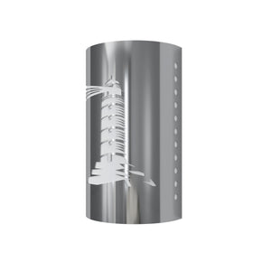 LED Lighthouse Point Steel Wall Sconce Indoor/Outdoor