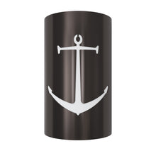 Load image into Gallery viewer, LED Anchor Wall Sconce: Handcrafted Nautical Elegance for Indoor/Outdoor Use