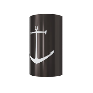 LED Anchor Wall Sconce: Handcrafted Nautical Elegance for Indoor/Outdoor Use